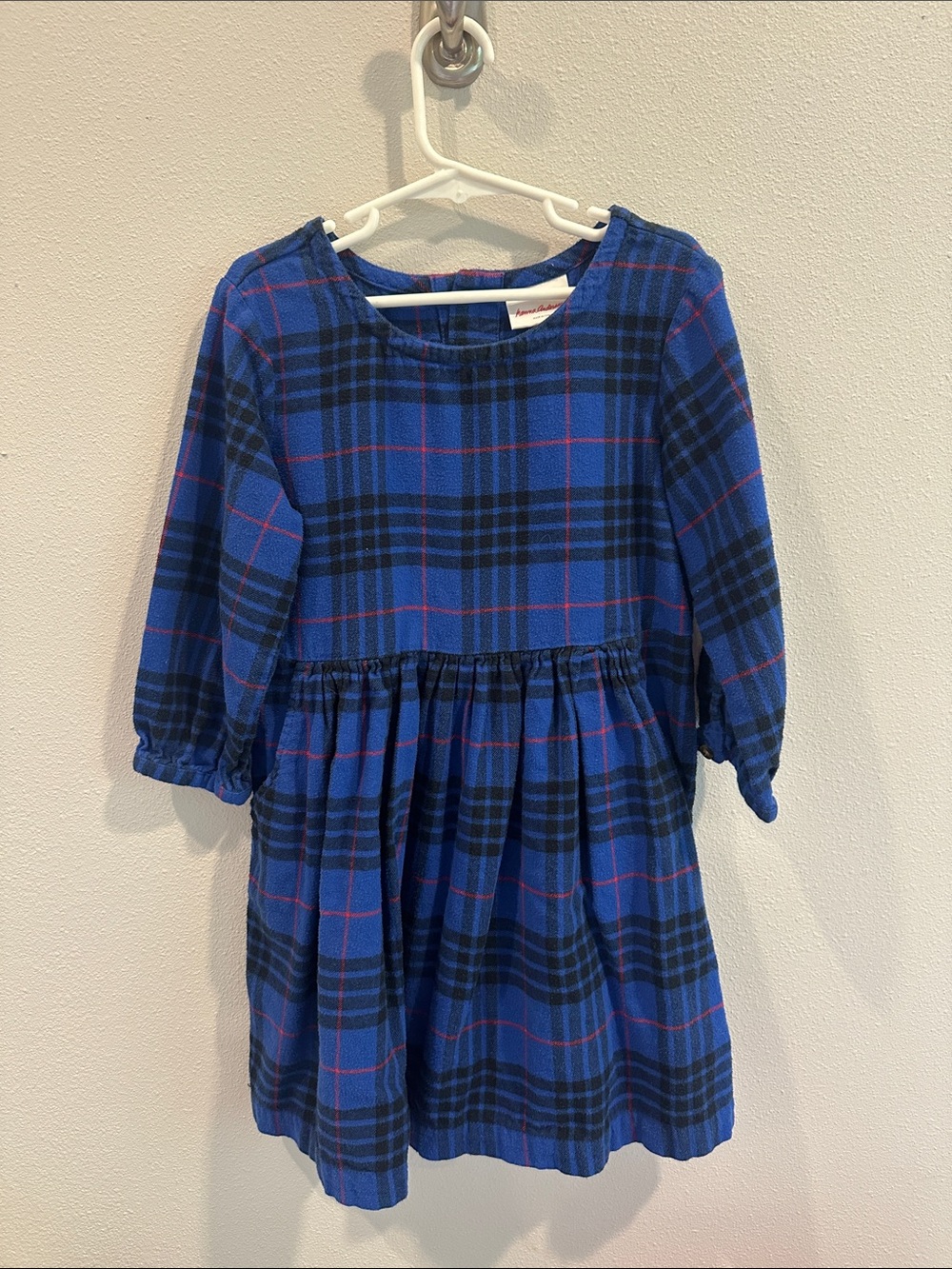 Hanna Andersson Blue Plaid Dress